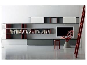 Picture of Alterno A108, elegant bookcase