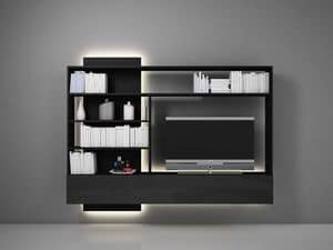 Picture of Contatto comp.03, cabinets for living room