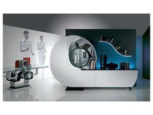 Picture of VL24 Chiocciola, cabinets for living room