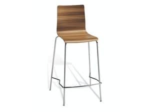 Picture of Aahrus 02, metal frame barstool