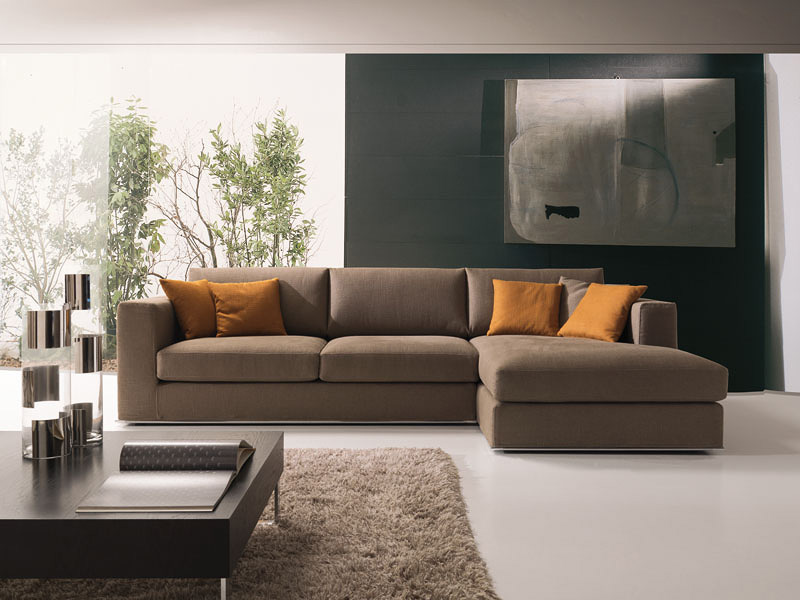 Artico, Modern corner sofa, in fabric or leather, for sitting