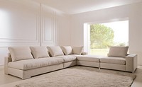 Domino, Removable and modular sofa, for studio and living room