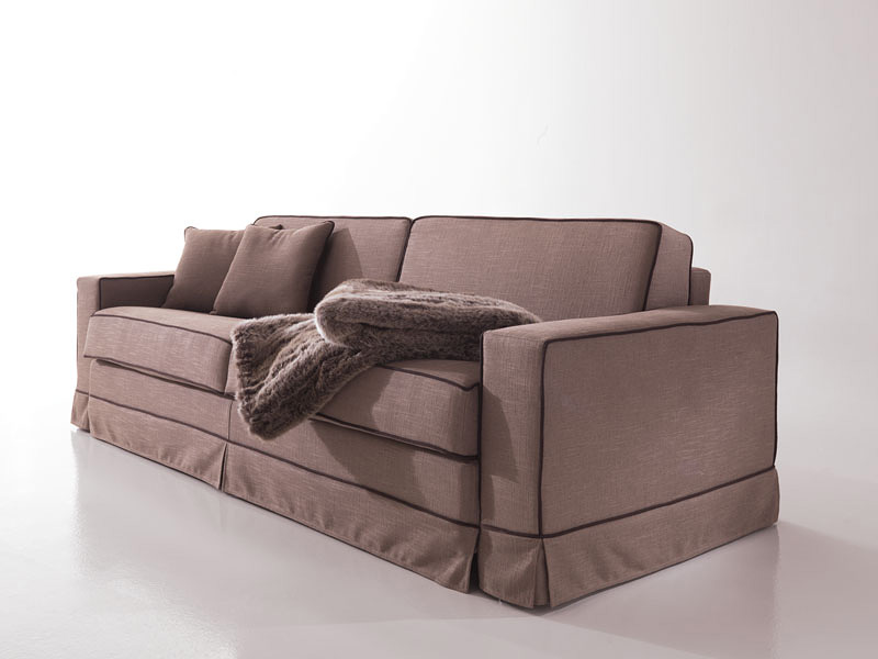 Polifemo, Sofa with hidden bed, front opening, for living room