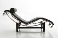 Tiffany, Tilting chaise longue, design, in leather, for office