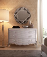Saint Tropez - diamonds - chest of drawers cod. 4024, chest of drawers with rhombus pattern, luxurious chest of drawers, Made in Italy furniture Hotel