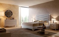 Saint Tropez - Skin wave - bed cod. 4030, Bed upholstered with leather, Luxurious bed, Contemporary bed Bedroom, Bed Rooms, Hotel