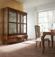 My Classic Dream - showcase - code 651 652 653, Wooden display cabinet, Glass door cabinet, New classic display cabinet Living Room, Reading room, Dining Room