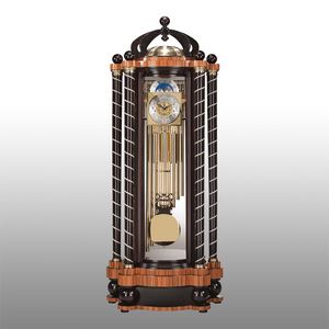 Art. 560/1C, Pendulum clock made of ebony, with precious stones