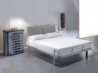 Bauhaus, Double bed with metal structure