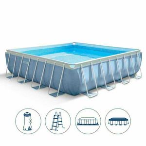 Intex above ground pool - 28764, Square-ground swimming pool, with 3 layers pvc