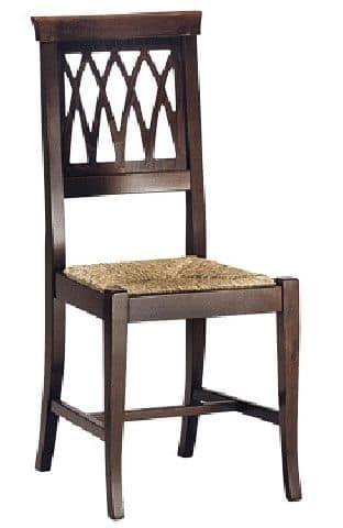 SE 157, Robust dining chair, wooden, in rustic style