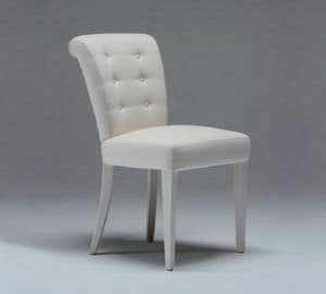 Senna, Dining chair, fully coverable in fabric