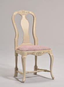 MALENE chair 8124S, Gustavian style chair with padded seat