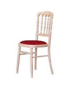 S10 STK, Chair in beechwood, for sitting rooms in classic style