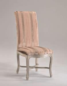 SISSI chair 8491S, High-backrest chair, upholstered with wooden structure