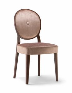 SOFIA SIDE CHAIR 045 S, Chair with round back