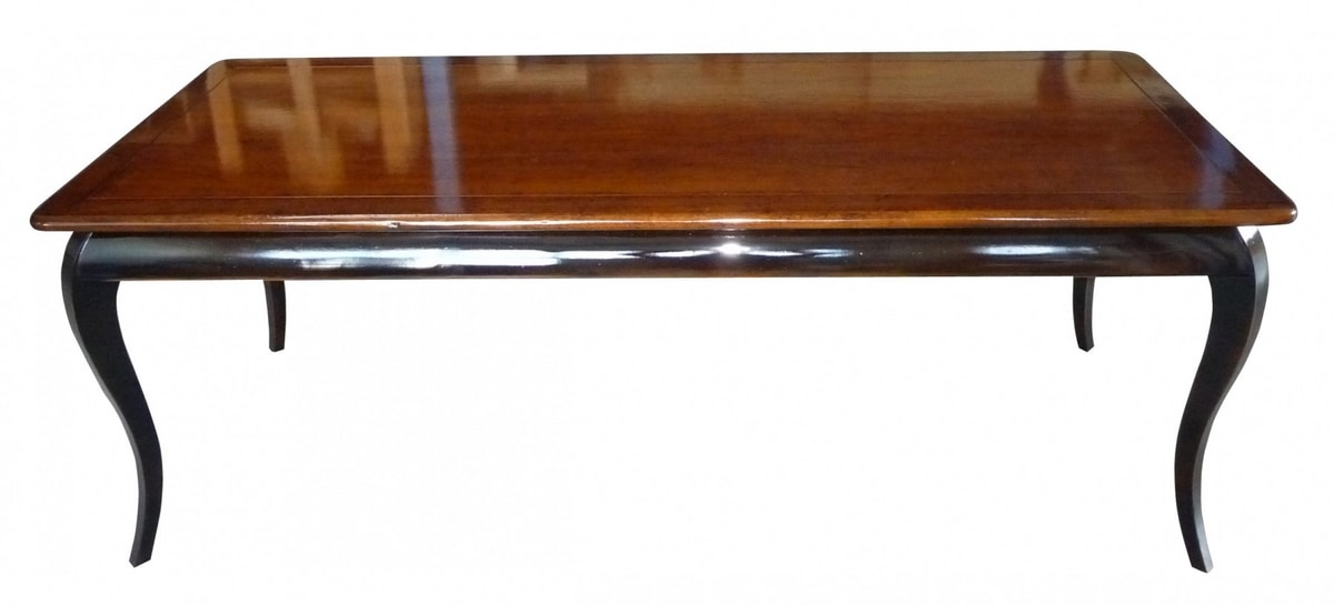 Cremlino DU.0110.SP, Rectangular table with saber legs