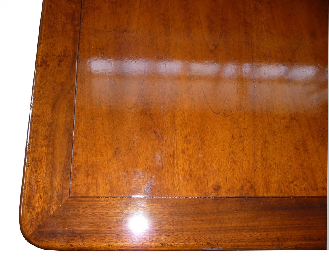Cremlino DU.0110.SP, Rectangular table with saber legs