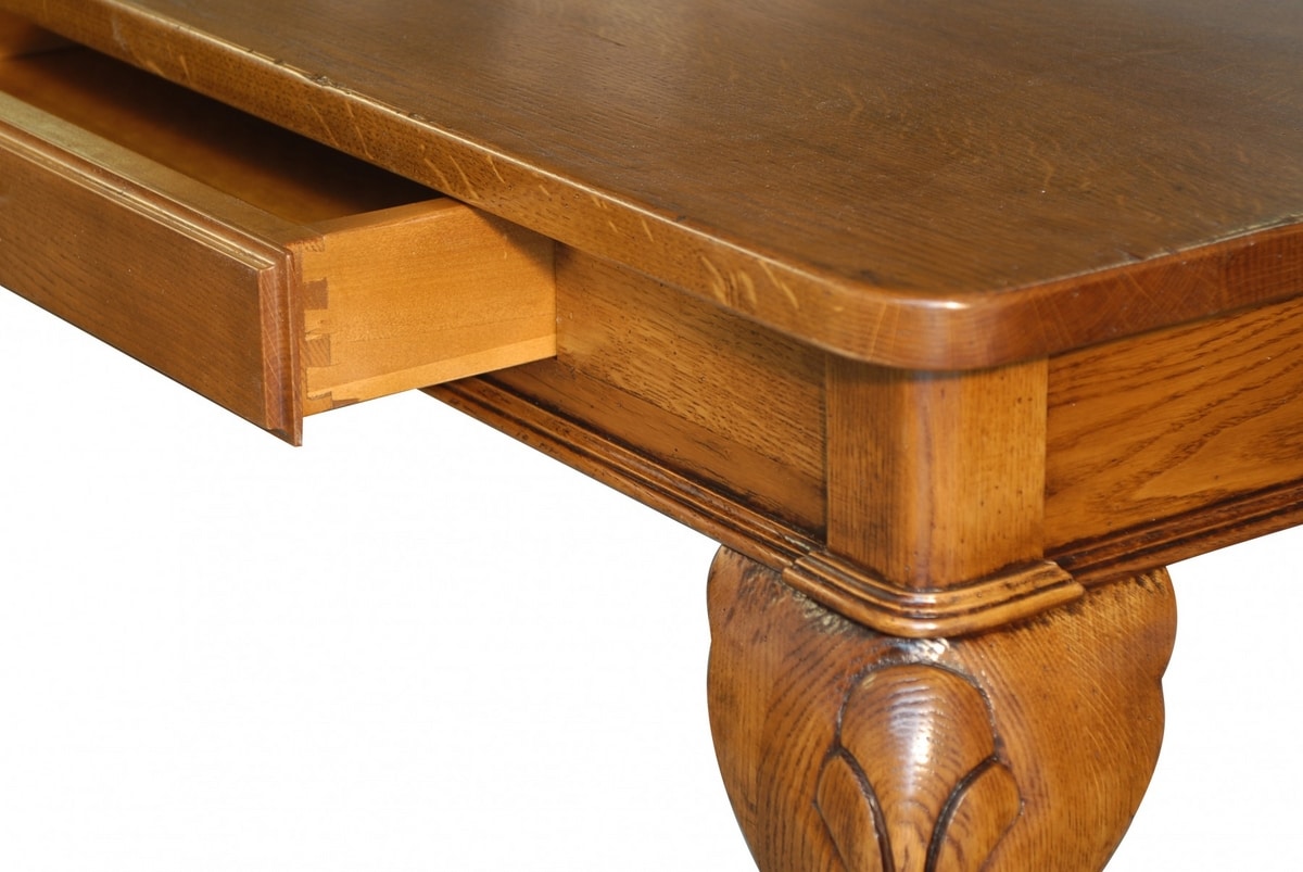 Juliette BR.0101, Venetian inspired table, with drawers