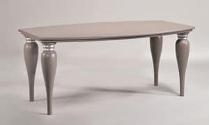 MARILYN table 8301T, Traditional table, rounded edges, for hotels