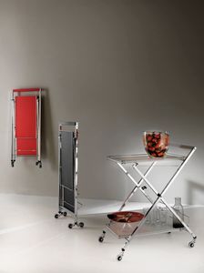 Art. 805 Trolley, Multipurpose foldable trolley, for hotels and modern houses