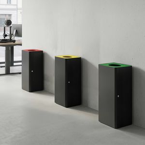 Centolitri lock, Bin for separate waste collection, in painted steel