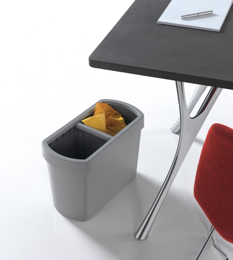 Divido, Bin in polymer for recycling, for offices and stores