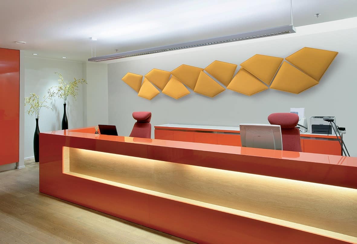 Flap 3, Sound-absorbing modular panel, for office and home