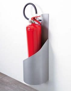 Gris�, Fire extinguisher stand in galvanized and painted steel