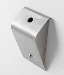 Piazza, Wall Ashtray in Steel for Outdoor spaces