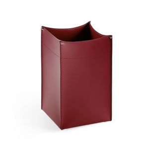 Quadro, Waste paper leather with square base, for office and home