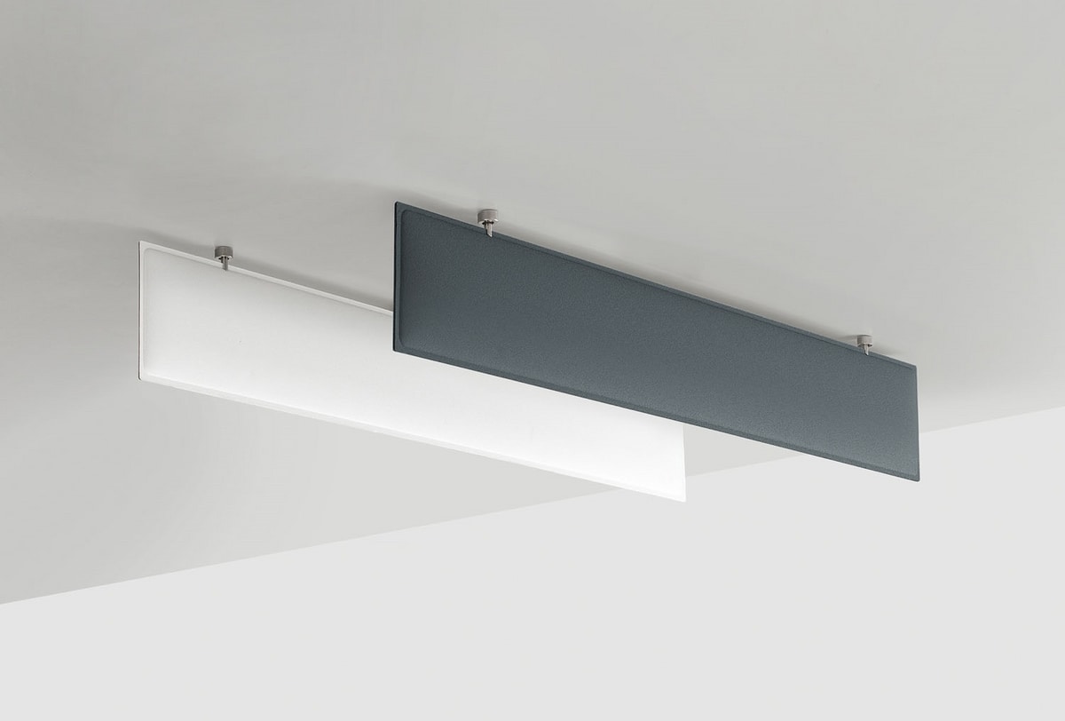 Baffle Direct, Ceiling connections for sound absorbing panels