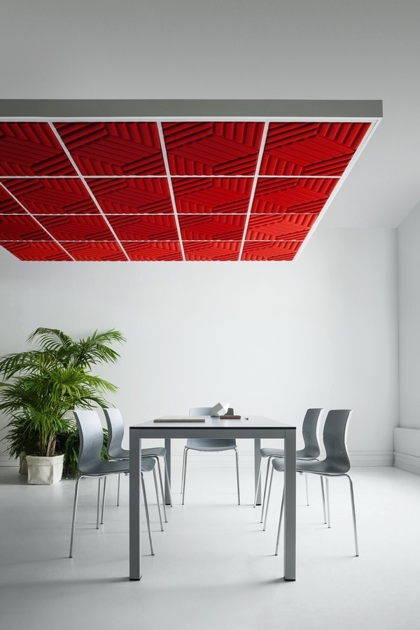 Madison, Sound-absorbing system for false ceiling