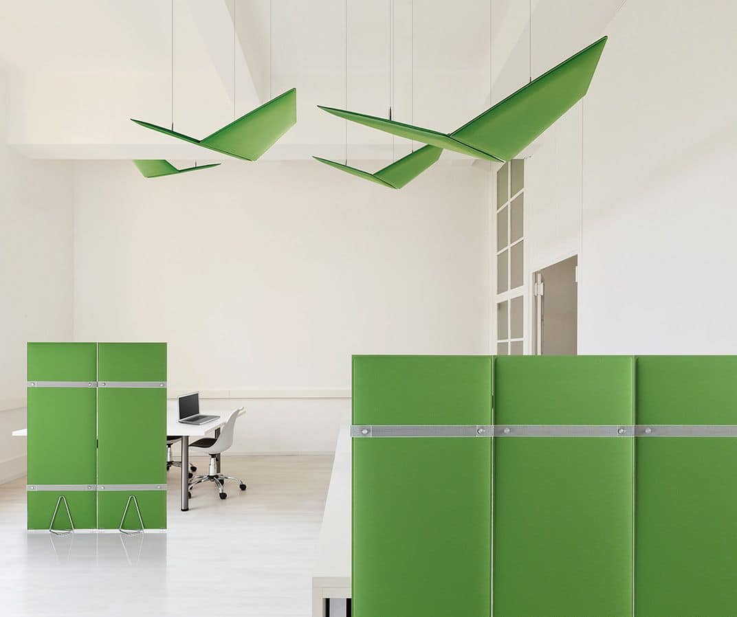 Pli, Sound-absorption partition wall suited for offices