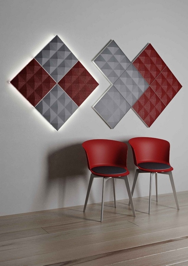 Stilly, Wall-mounted sound-absorbing panels