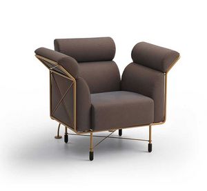 Agevole, Armchair with fully removabile upholstery