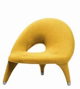 Arabesk, 3-foot armchair for house, modern armchair suited for pubs