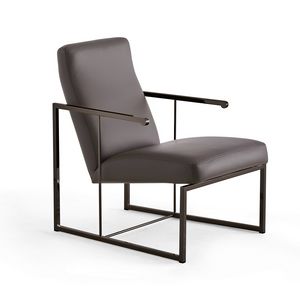 Dada, Armchair with metal geometric base