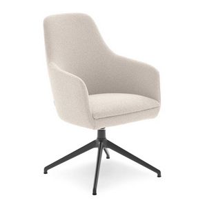 Danielle 03633, Armchair with swivel aluminum base