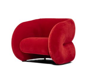 Hug, Armchair with a soft and sculptural design