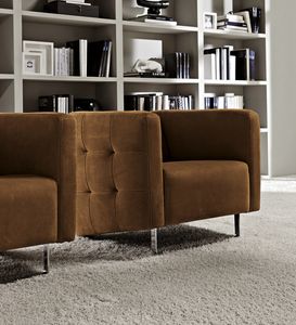 Klab, Armchair with compact dimensions