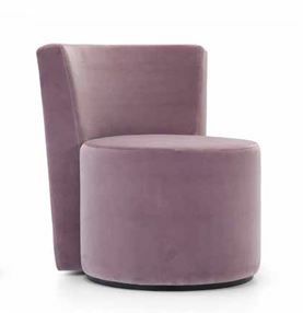 Art. 41015 Design armchair, Design armchair with round seat