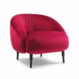 Bump, Lounge armchair expression of comfort, softness and sinuosity