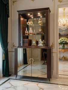Art. 4024 Bar, Refined bar display cabinet with mirrored doors