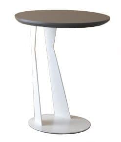 Birdy 457, High table for bars in metal, laminated top