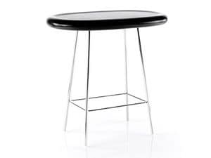 Bloob table, Coffee table with steel structure, polyurethane floor