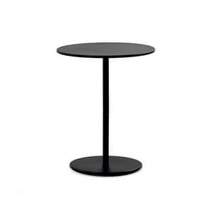 Side mod. 9430-51, Round table in painted metal for bars and restaurants