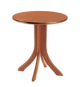 604, Round table for bars and restaurants, with beech base