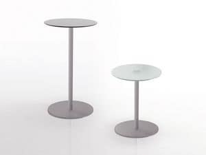 Jolly, Modern tables with laminate top, for Hotels