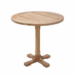 Regista 0701, Single leg table, round, for outdoors